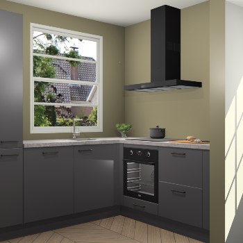 Onyxgrijze keuken Harbin 42650