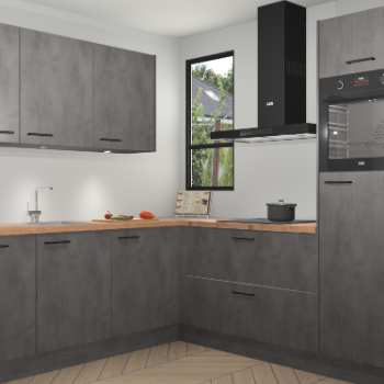 Beton Antraciet keuken Johannesburg 107413