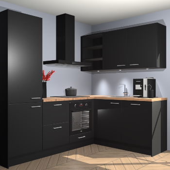 Zwarte keuken Pilsen 107480