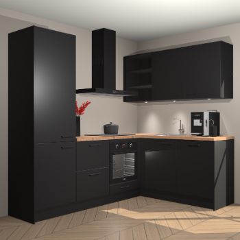 Zwarte keuken Pilsen 107482