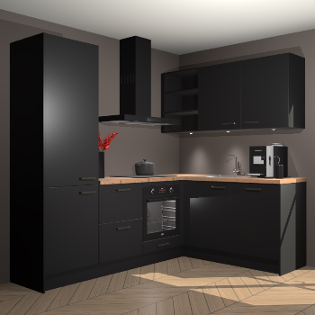 Zwarte keuken Pilsen 107483