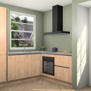Madera Natuur greeploze keuken Harbin 43224