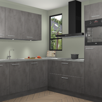 Beton Antraciet keuken Johannesburg 107440