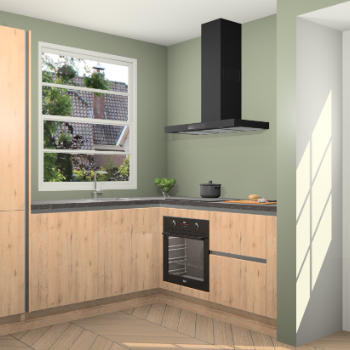Madera Natuur greeploze keuken Harbin 43231