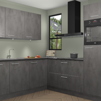 Beton Antraciet keuken Johannesburg 107455