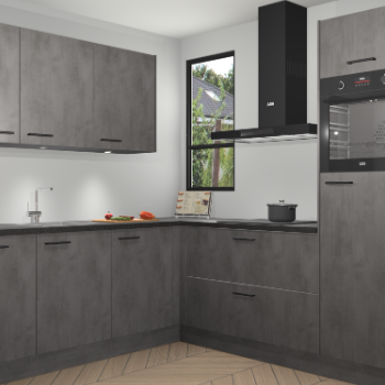 Beton Antraciet keuken Johannesburg 107458