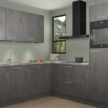 Beton Antraciet keuken Johannesburg 107467