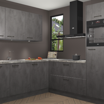 Beton Antraciet keuken Johannesburg 107471