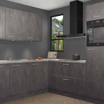 Beton Antraciet keuken Johannesburg 107487