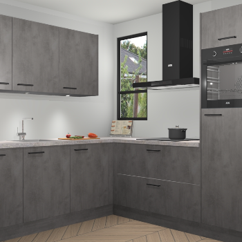 Beton Antraciet keuken Johannesburg 107489