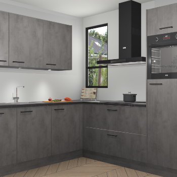 Beton Antraciet keuken Johannesburg 107503