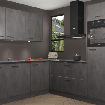 Beton Antraciet keuken Johannesburg 107504