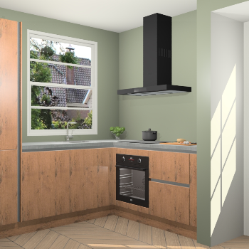 Astoria Eiken greeploze keuken Harbin 43312