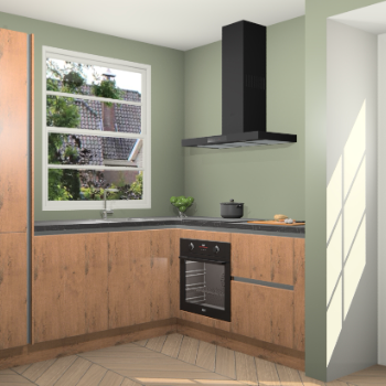 Astoria Eiken greeploze keuken Harbin 43336