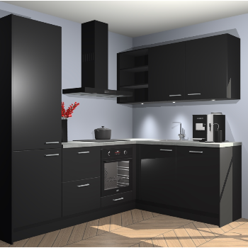 Zwarte keuken Pilsen 107630