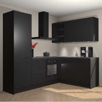 Zwarte keuken Pilsen 107638