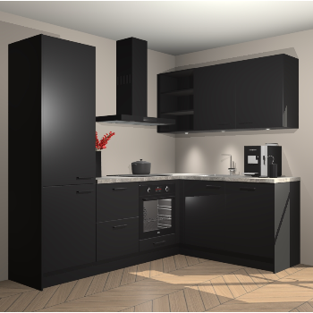 Zwarte keuken Pilsen 107644