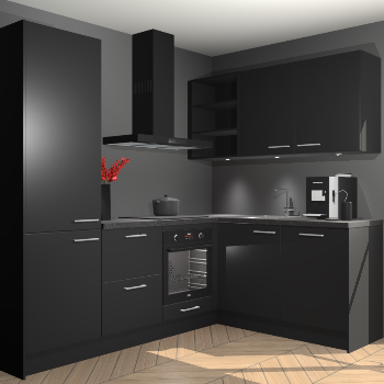 Zwarte keuken Pilsen 107652