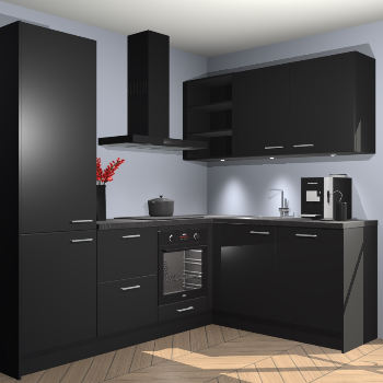 Zwarte keuken Pilsen 107653