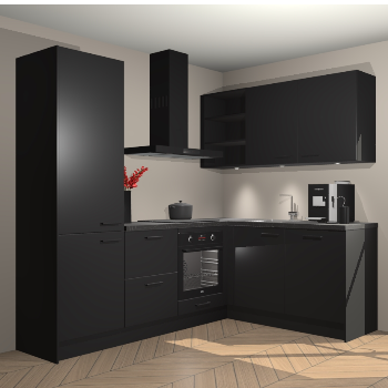 Zwarte keuken Pilsen 107657