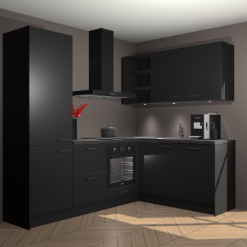 Zwarte keuken Pilsen 107655