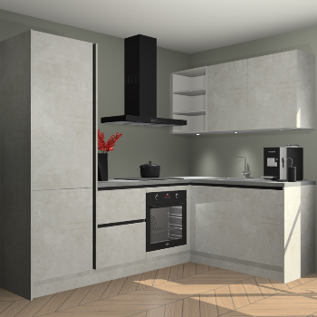 Beton Opal greeploze keuken Pilsen 107778