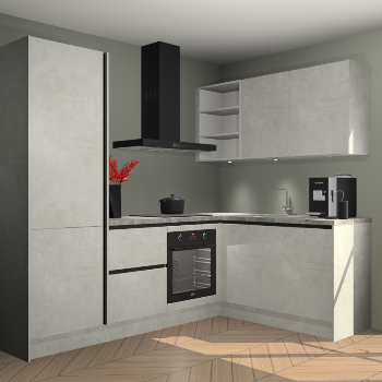 Beton Opal greeploze keuken Pilsen 107790