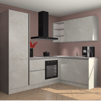 Beton Opal greeploze keuken Pilsen 107793