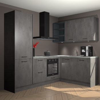 Beton Antraciet keuken Pilsen 107966