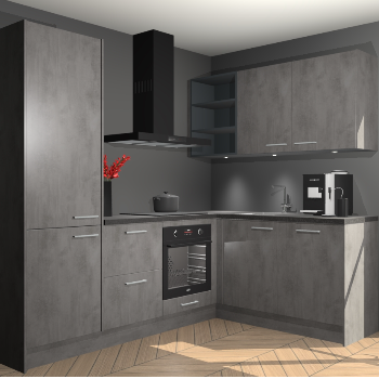 Beton Antraciet keuken Pilsen 107968