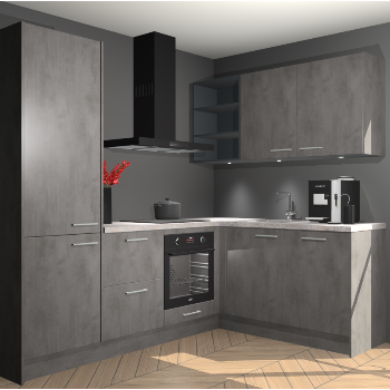 Beton Antraciet keuken Pilsen 107980