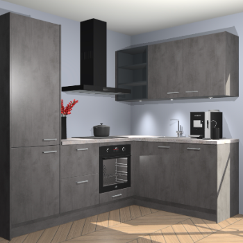 Beton Antraciet keuken Pilsen 107981