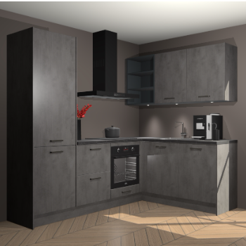 Beton Antraciet keuken Pilsen 107990