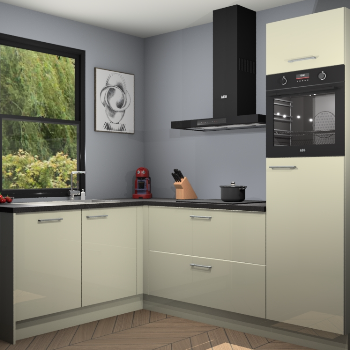 Magnolia hoogglans keuken Kinshasa 105360