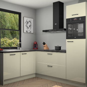 Magnolia hoogglans keuken Kinshasa 105363