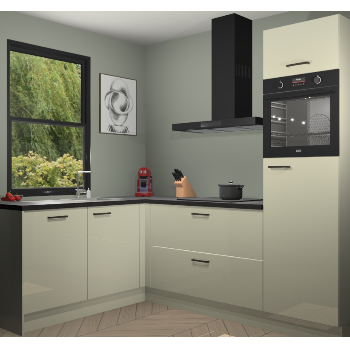 Magnolia hoogglans keuken Kinshasa 105364