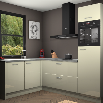 Magnolia hoogglans keuken Kinshasa 105341