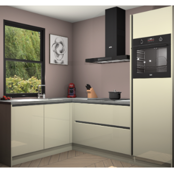 Magnolia hoogglans greeploze keuken Kinshasa 105342