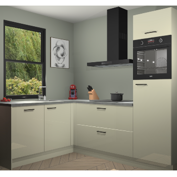 Magnolia hoogglans keuken Kinshasa 105344