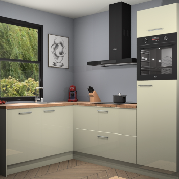 Magnolia hoogglans keuken Kinshasa 105292