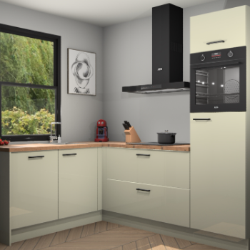 Magnolia hoogglans keuken Kinshasa 105295