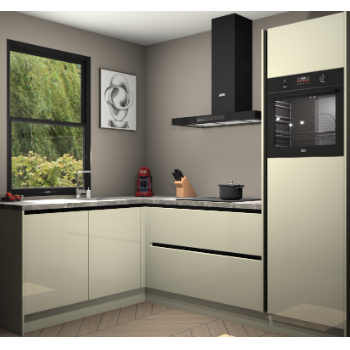 Magnolia hoogglans greeploze keuken Kinshasa 105530