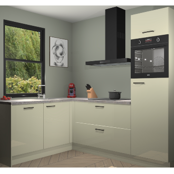 Magnolia hoogglans keuken Kinshasa 105567