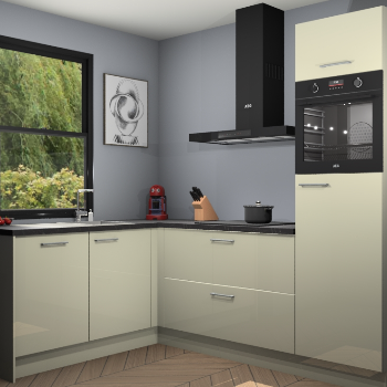 Magnolia hoogglans keuken Kinshasa 105569