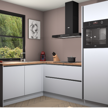 Sneeuwwitte greeploze keuken Kinshasa 105637