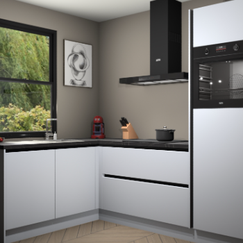 Sneeuwwitte greeploze keuken Kinshasa 105810