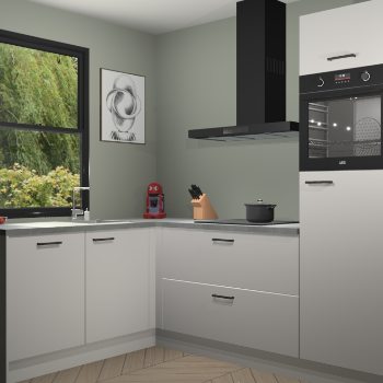 Zijdegrijze keuken Kinshasa 105921