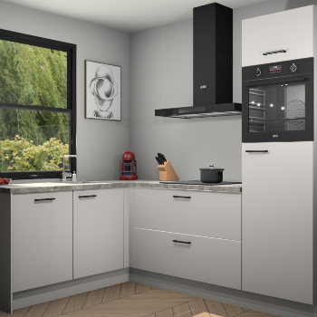 Zijdegrijze keuken Kinshasa 105982