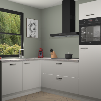 Zijdegrijze keuken Kinshasa 105989