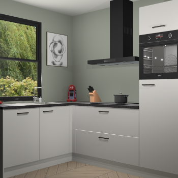 Zijdegrijze keuken Kinshasa 105995